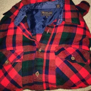Thick Woodland flannel!